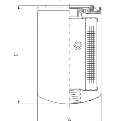 Filtrec A105T125 Hidraulikaszűrő