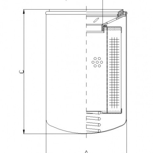 Filtrec A140T125 Hidraulikaszűrő