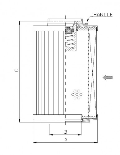 Filtrec R162G06B Hidraulikaszűrő