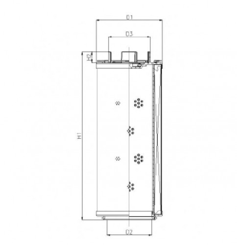 Filtrec RHR1300G03B0/AB1 Hidraulikaszűrő