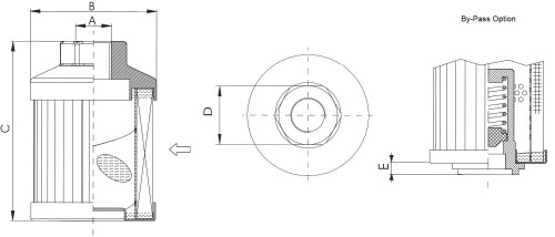 Filtrec FS189B7T125 Hidraulikaszűrő
