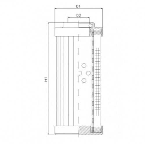 Filtrec DHD110A03B Hidraulikaszűrő