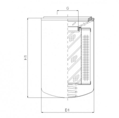 Filtrec A142T250 Hidraulikaszűrő