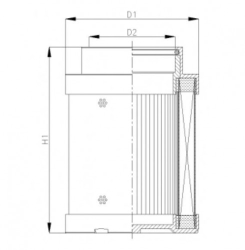 Filtrec C212G25 Hidraulikaszűrő