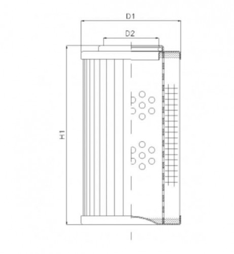 Filtrec D110T125A Hidraulikaszűrő