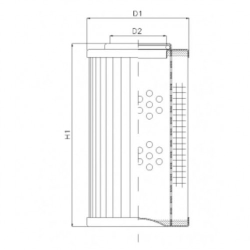 Filtrec D122T125A Hidraulikaszűrő