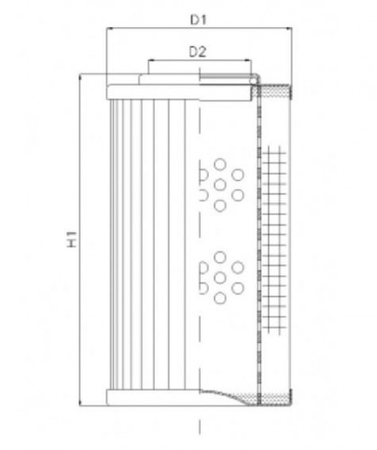 Filtrec D122T60A Hidraulikaszűrő