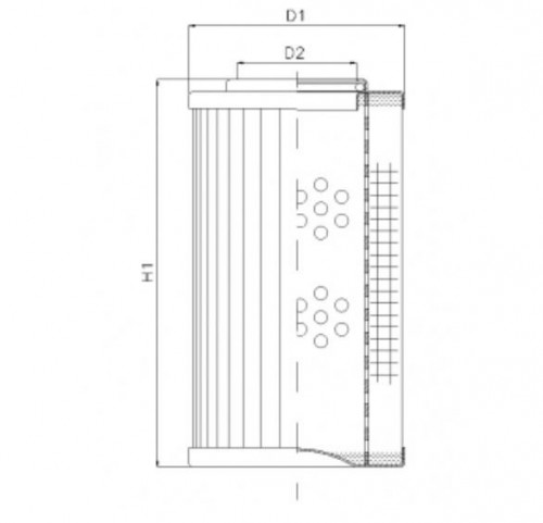 Filtrec D123C25A Hidraulikaszűrő