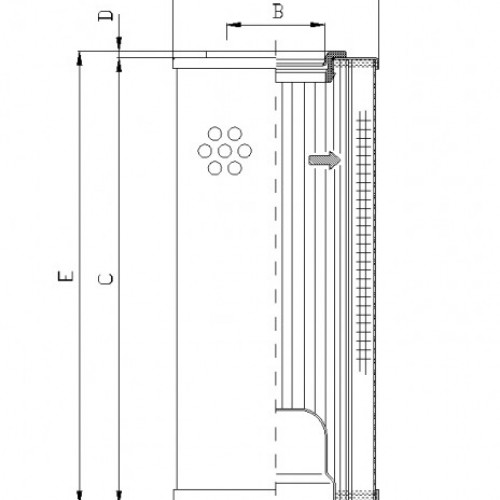 Filtrec R5110C25 Hidraulikaszűrő