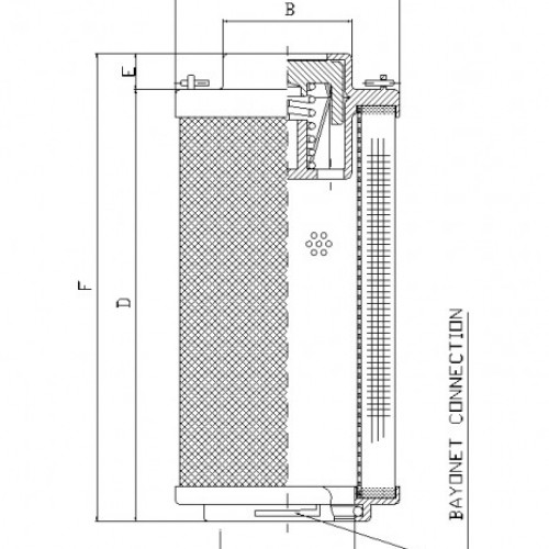 Filtrec RHR660G10B/2 Hidraulikaszűrő