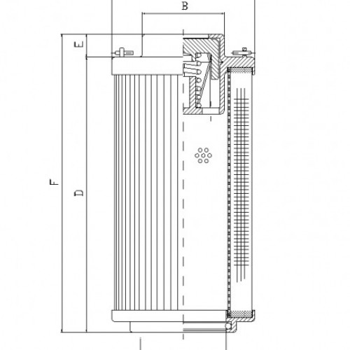 Filtrec RHR950B25B Hidraulikaszűrő