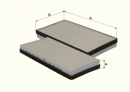 Fil filter HC7029 Pollenszűrő