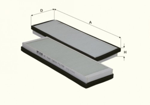 Fil filter HC7040 Pollenszűrő