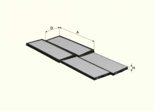 Fil filter HC7046-2 Pollenszűrő