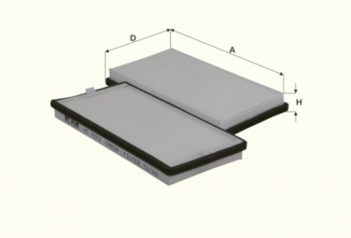 Fil filter HC7073 Pollenszűrő