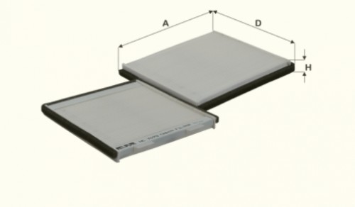 Fil filter HC7079 Pollenszűrő