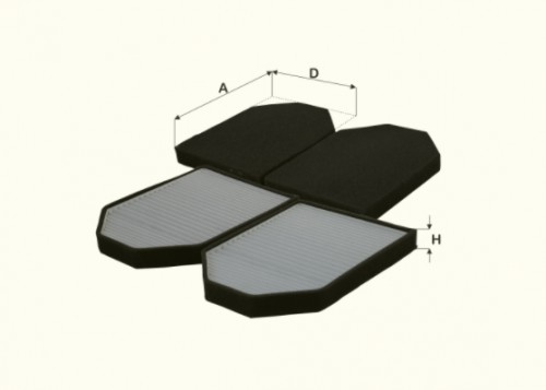 Fil filter HC7083-2 Pollenszűrő