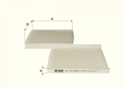 Fil filter HC7125 Pollenszűrő