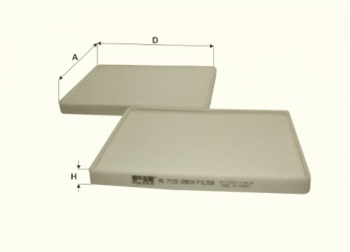 Fil filter HC7129 Pollenszűrő