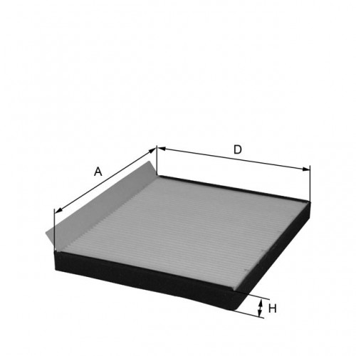 Fil filter HC7134 Pollenszűrő