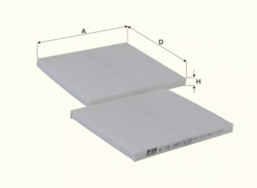 Fil filter HC7146 Pollenszűrő