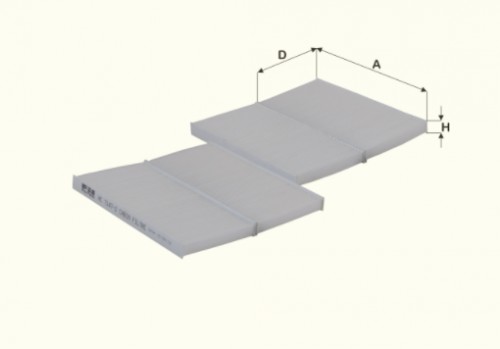 Fil filter HC7147-2 Pollenszűrő