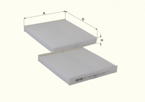 Fil filter HC7167 Pollenszűrő