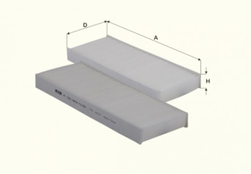 Fil filter HC7183 Pollenszűrő