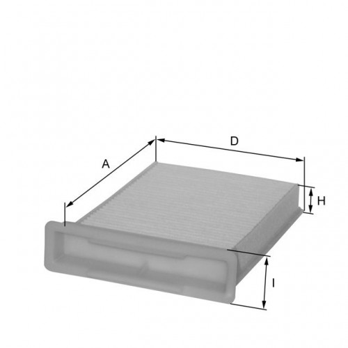 Fil filter HC7233 Pollenszűrő