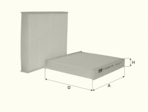 Fil filter HC7266 Pollenszűrő