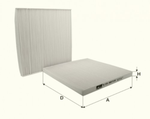 Fil filter HC7276 Pollenszűrő