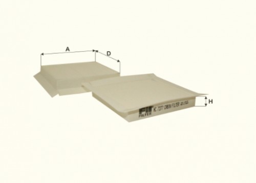 Fil filter HC7277 Pollenszűrő