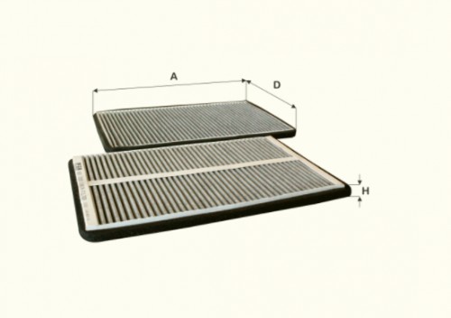 Fil filter HCK7005 Pollenszűrő