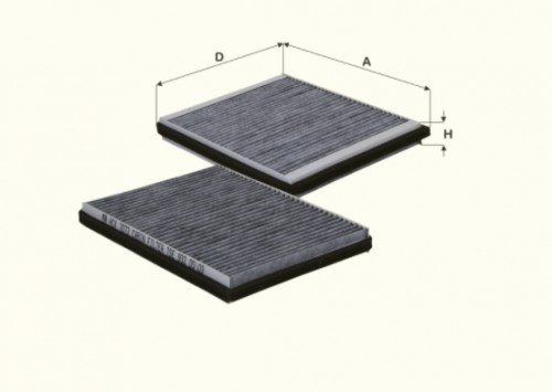 Fil filter HCK7072 Pollenszűrő