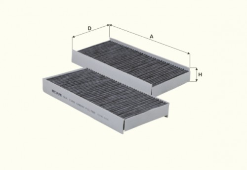 Fil filter HCK7165 Pollenszűrő