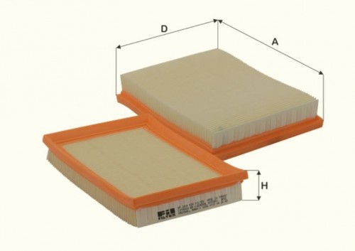 Fil filter HP2010 Levegőszűrőbetét