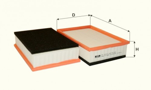 Fil filter HP2020A Levegőszűrőbetét