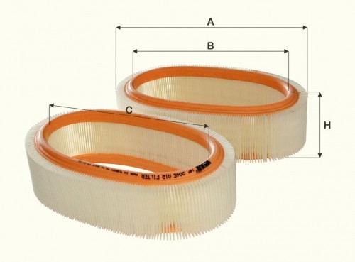 Fil filter HP2045 Levegőszűrőbetét