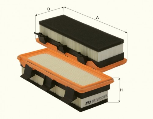 Fil filter HP2051 Levegőszűrőbetét