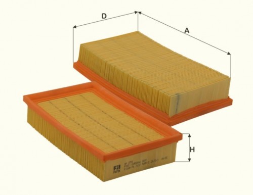Fil filter HP2091 Levegőszűrőbetét