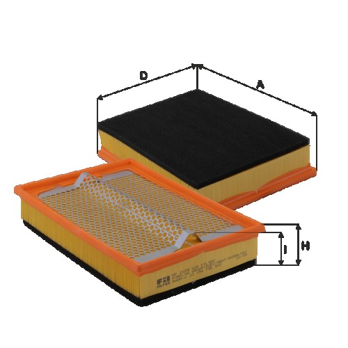 Fil filter HP2109 Levegőszűrőbetét