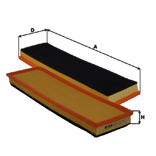 Fil filter HP2126 Levegőszűrőbetét