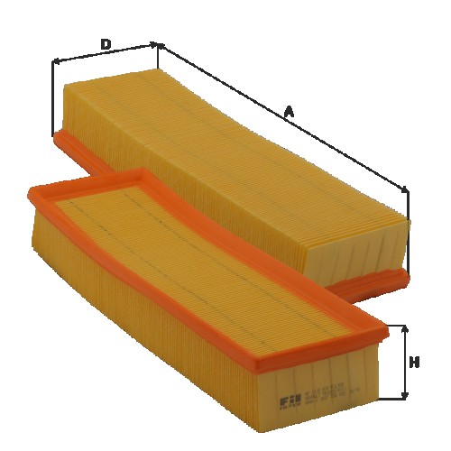 Fil filter HP2135 Levegőszűrőbetét