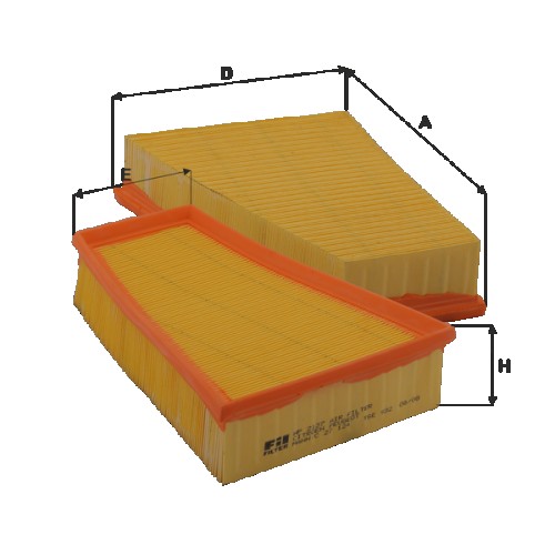 Fil filter HP2137 Levegőszűrőbetét