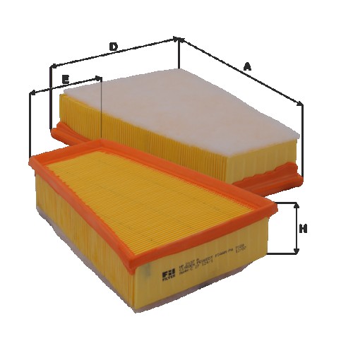 Fil filter HP2137A Levegőszűrőbetét