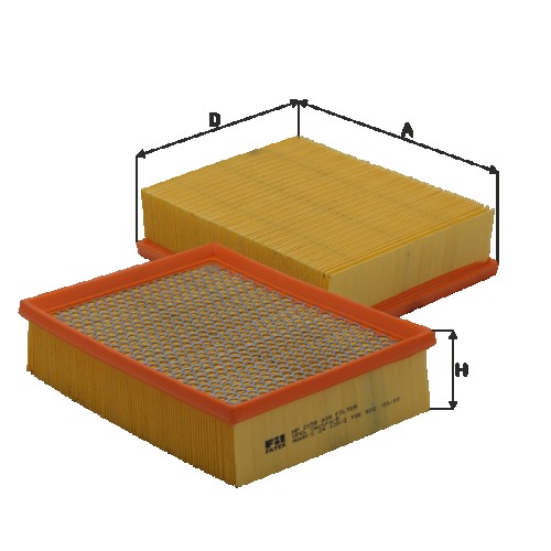 Fil filter HP2158 Levegőszűrőbetét