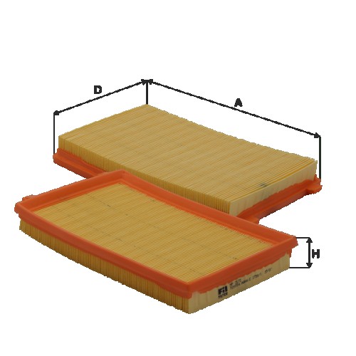 Fil filter HP2172 Levegőszűrőbetét