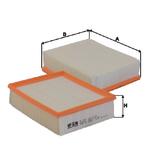 Fil filter HP2185 Levegőszűrőbetét