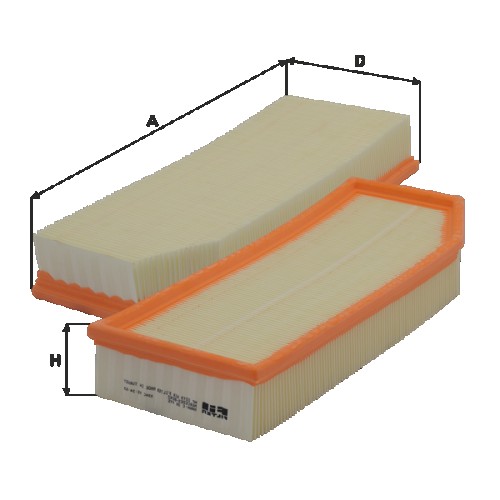 Fil filter HP2219 Levegőszűrőbetét