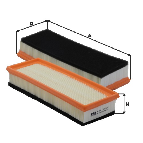 Fil filter HP2236 Levegőszűrőbetét